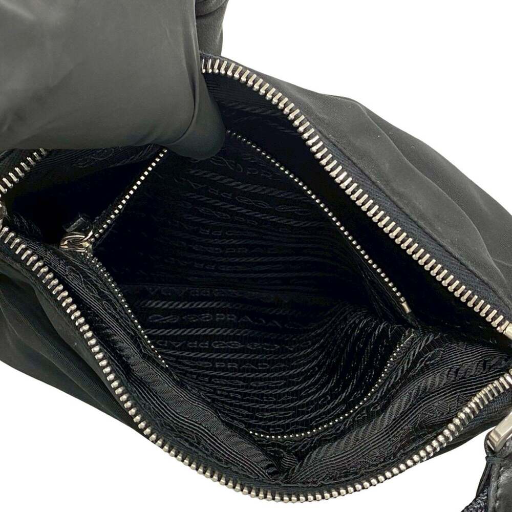 PRADA Black Leather Shoulder Bag - Picture 10 of 10